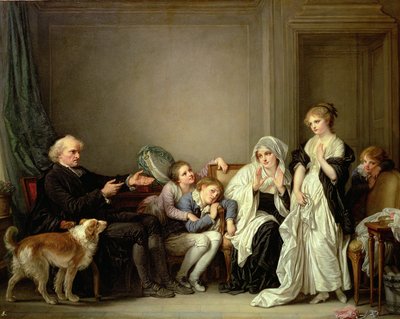 Une visite au prêtre - Jean Baptiste Greuze